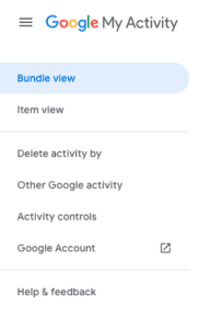 Seleziona “Elimina attività per”