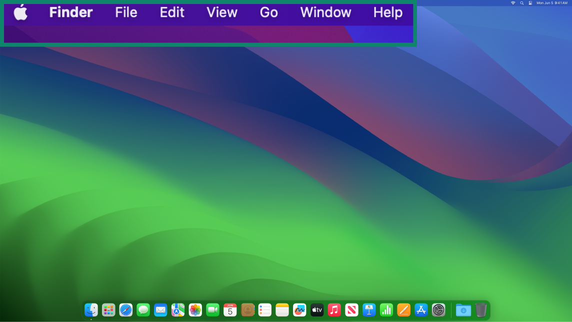 macOS interface, with visible taskbar and a background wallpaper