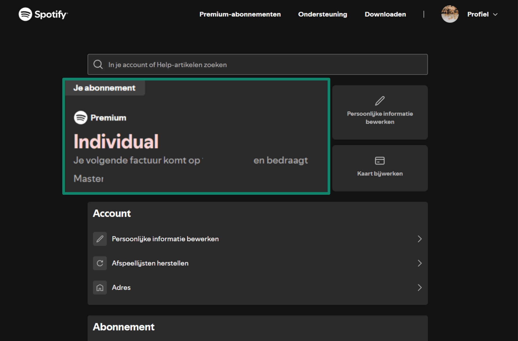 Click On The Your Plan Section Nl