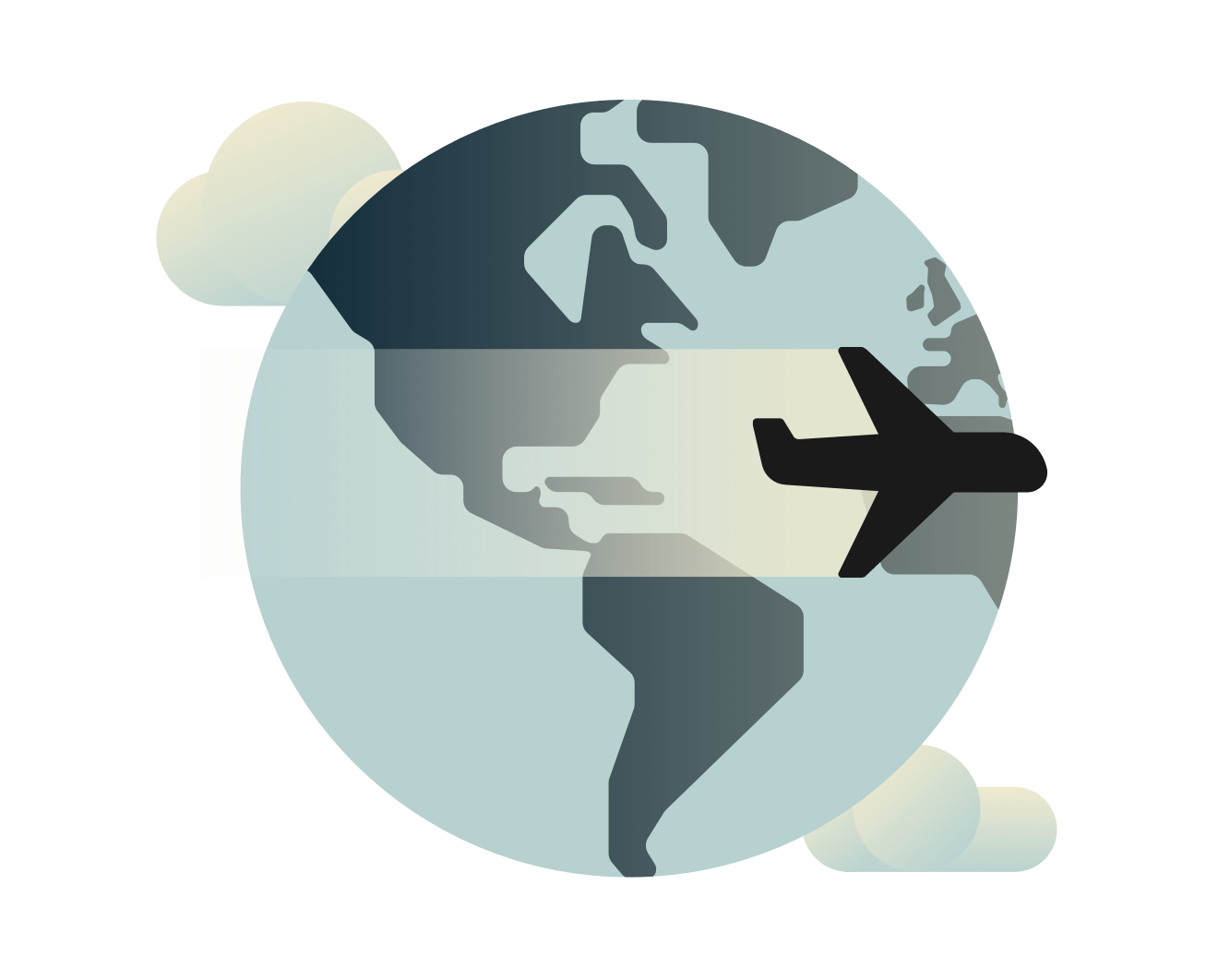 เครื่องบินบินไปทั่วโลก