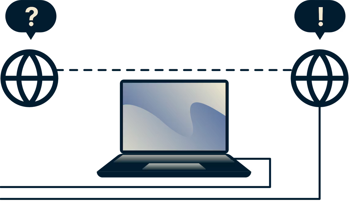 Как обойти конфликты пиринга с помощью VPN: диаграмма, показывающая, что провайдер не может замедлить видео из-за пиринга.