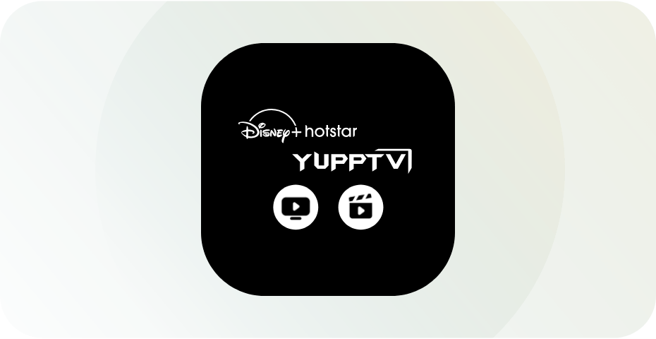 Лога на индийски стрийминг услуги